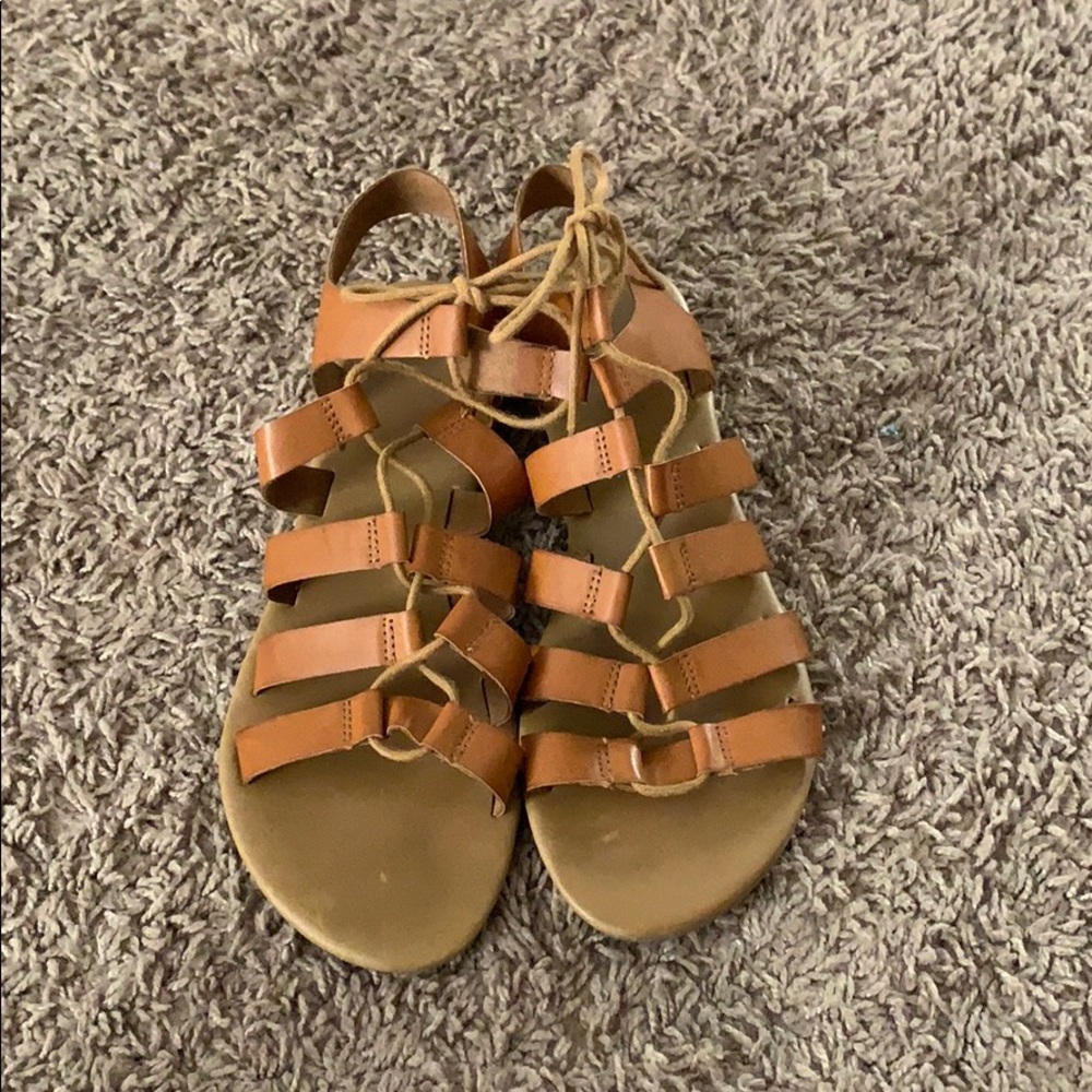 Tan sandals
